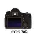 DSLR CAMERA 70D WITH KIT LENS. 