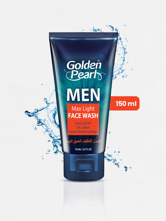 Golden Pearl  Men's Max White Face Wash 150ml