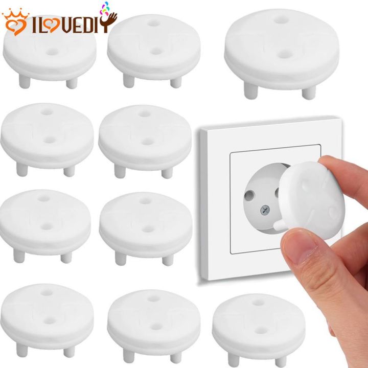 Anti Electric Shock Plugs Protector  Kids Safety Plug Two-hole Plug Protective Cover  Kids Baby Care Safe Socket Guard Protection  Children's Safety Electrical Outlet Cover