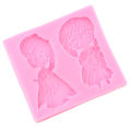 Disney Frozen Anna Elsa Princess Silicone Mold Cupcake Topper Candy Chocolate Mould Baby Birthday Fondant Cake Decorating Tools. 