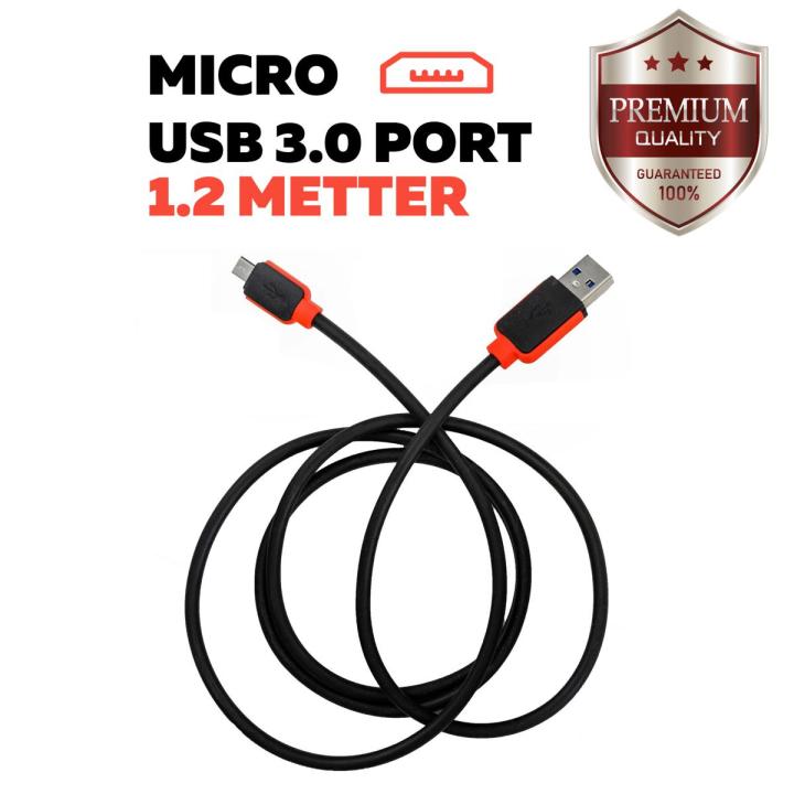ORIGINAL Warner Data Cable 1.2 Meter Micro USB 3.0 Fast Charging For Android Phones