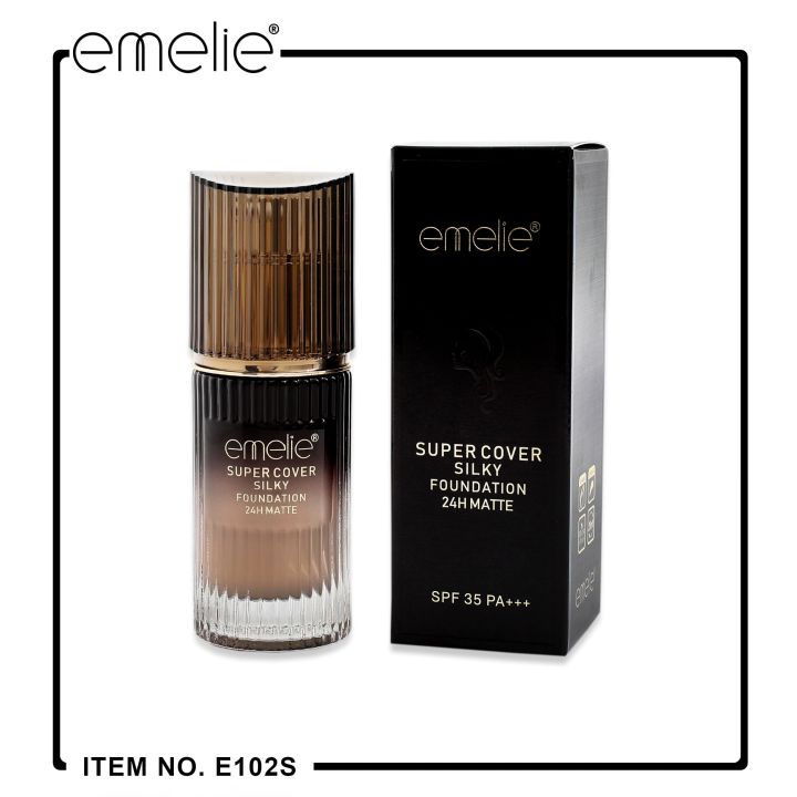 Emelie - Super Cover Silky Foundation 24H Matte - 40ml