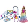 BARBIE: DREAMTOPIA: DOLL & UNICORN (GTG01). 