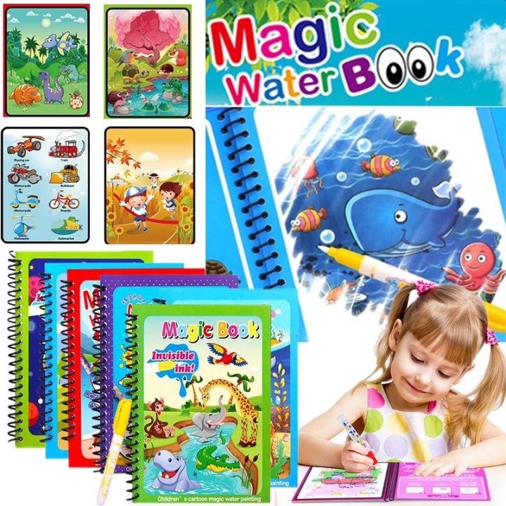 Magic%20Water%20Book;%20Water%20Drawing%20Book,%20Magic%20book%20for%20kids.%20Reusable%20Doodle%20Book%20with%20pen%20for%20Kids%20to%20Learn%20and%20Develop%20Art%20Ability.%20-%20Image%204