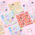 Kawaii My Melody Cinnamoroll Kuromi Cartoon Girl Heart Note Paper Anime Sanrioed Cute Posted-Its Notes Material Hand Book. 