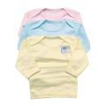 Pack of 3 Newborn Baby Inner Vests Sleeve & Sleeveless Banyan In Cotton Stuff - Multicolor. 