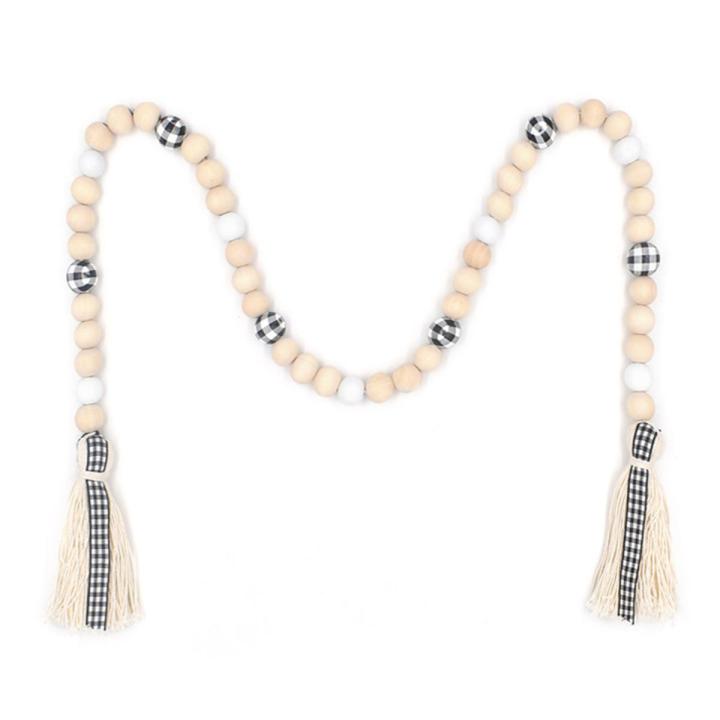Wooden Beads String Lightweight Fine Workmanship Wooden Beads String