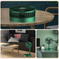 Folding Telescopic Floor Fan 3 Gears Summer Silent Desktop Retractable Fan For Office Bedroom School Usb Rechargeable Ventilator. 