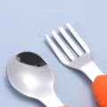 【Happier】 Baby Dinner Bowls Set Children's Plate Dividing Tableware Baby Goods Food Grade Silicone Spoon Fork Tableware For Kids. 