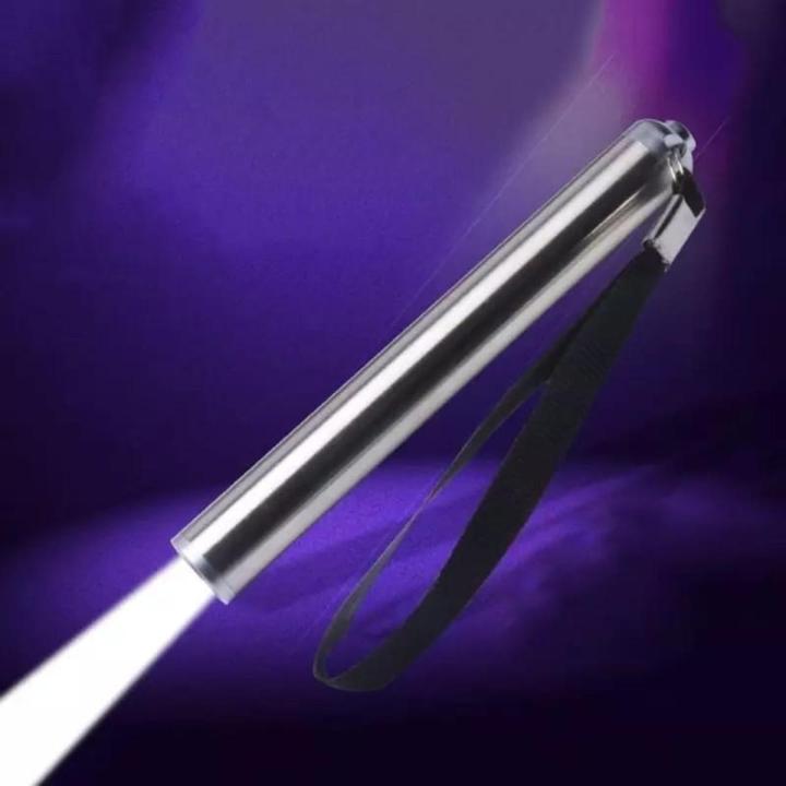 Stainless Steel Metal Mini Eggs Tester Candling Torch For Incubators - Silver