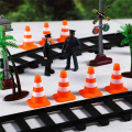 Mini Traffic Cones 10Pcs Miniature Road Cones Kids Traffic Cones Set Traffic Signs Toys. 