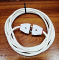 Flexible Extension Cable with 2-Pin Male Female Electric Plug and Socket for Multipurpose uses. 