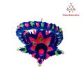 3D Origami Paper Basket Decoration Piece. 