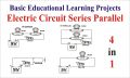 Series and parallel basic projects kit 4 in1 educational projects kit. 