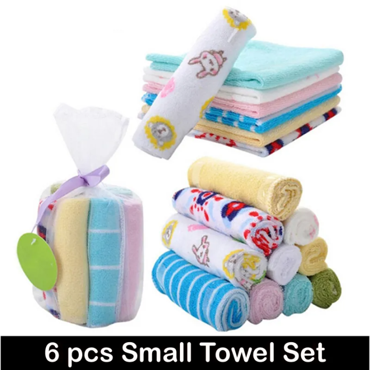 10%20pcs%20-%20Baby%20Face%20Towel/Cotton%20Handkerchief%20For%20Women,%20girls%20And%20Kids,%20Newborn%20Baby/Rumal/Hanky%20for%20School/Extra%20Soft%20And%20Super%20Absorbent%20-%20Image%202