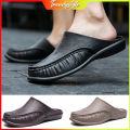 Summer Half Shoes for men Half Slippers Sandals Loafers for men Fashion Shoes Mules for men Fashion Soft Sole Half Slippers. 