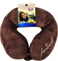 Relaxing Neck Pillow For Travel Filled with Cotton Fiber - Velvet cover - Multicolour. 