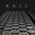 Jelly Comb Model-B046 Wireless Dual Bluetooth Keyboard for iPad, Multi-Device Tablet Keyboard with Sliding Stand,Rechargeable Keyboard for iPad, Tablet, iPhone, Working with iOS, Android, Windows. 