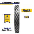HULK 3.00-18 (Rear Wheel) - 125 Deluxe / Suzuki GS 150 Motorcycle Tyre and Tube Set DARSON TYRES. 