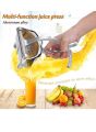 IMPERIAL FRUIT PRESS JUICER MANUAL/Alloy Lemon Squeezer/Heavy Duty Hand Press Detachable Easy Fresh Fruit Juicer Press Handheld Fruit Juice Squeezer. 