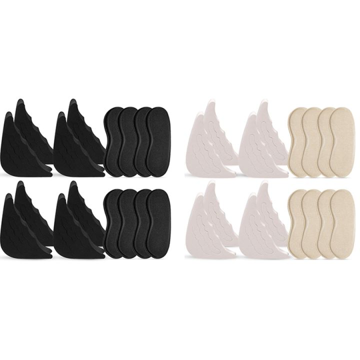 OIMG%204%20Pairs%20Of%20Shoe%20Padding%20And%204%20Pairs%20Of%20Heel%20Grip%20Padding%20%20Adjustable%20Shoe%20Pads%20%20Soft%20Sponge%20%20Big%20Toe%20Plug%20%20Foot%20Support%20Pad%20%20Men'S%20And%20Women'S%20Lightweight%20Flat%20Sneakers%20%20Black%20-%20Image%204