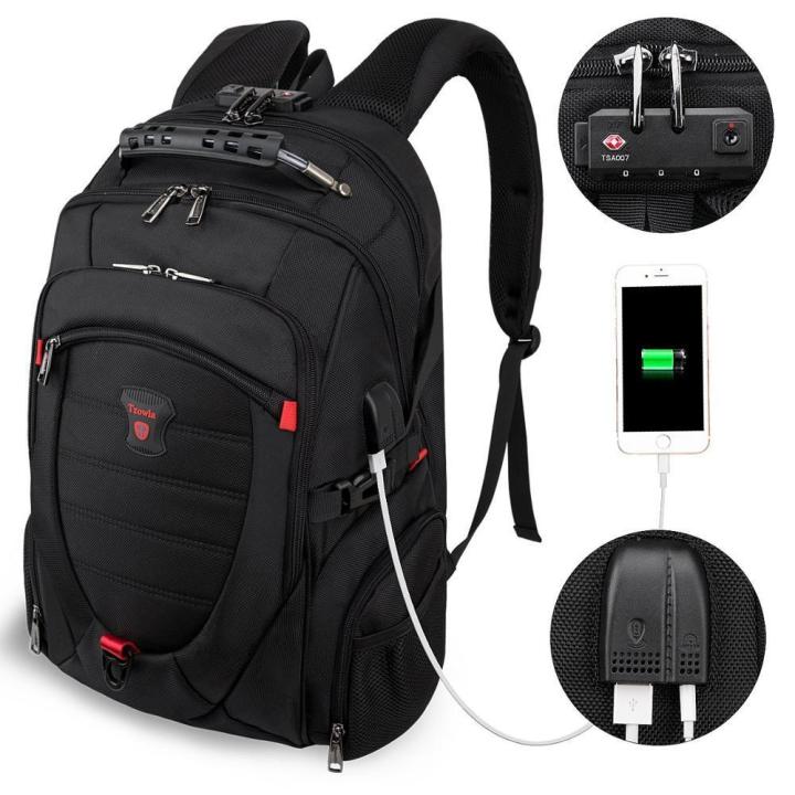 Shop Pro online Business Travel Bag Pack Laptop Bag Water Resistant Business Computer Backpack Bag / Backpacks For Boys And Men For Up to 15.6 Inch Laptop with USB And Hand Free Port For College, University, School, Office Etc.