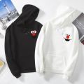 Export left over winter Fleece stylish plain long  hoodies hoodie hudies for mens men (Black) (grey). 