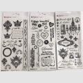 3 cards pack , Rub-on Transfer Stickers , Caption stickers , Wish Stickers , Rubon Stickers for scrapbooking ,card making ,decoupage. 