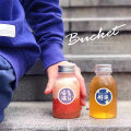 Xiaohongshu homemade milk tea drink cute small bottle coffee jelly black brick milk jelly bottle Yangzhi nectar cup home. 