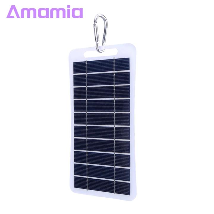 Portable Solar Panel High Efficiency Waterproof Solar Panel Charger for Camping Backpacking Phone 2w/5v Portable Charging Adapter