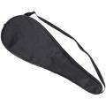 Badminton Racket Cover Bag  Carrying Case with Adjustable Shoulder Strap , Black. 