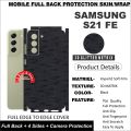 Samsung Galaxy S21 FE 5G FULL BACK PREMIUM 360 Protection Skin / Wrap - 3D GLITTER MATRIX. 