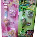 Kids Watch - Digital Kids Spinner Watch With Light and Music for Kids School Girls & Boys Digital Spinner Wrist Watch Iron Man, Frozen, Avengers, Barbie, Princess, Doramon & others - Random Multicolor - Art# OFADM - Spinner -WKG-0004. 