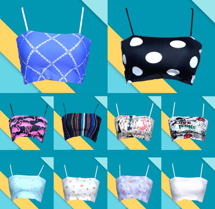 Women Ice Silk Wrap Chest Bra, Bralette Strap Tube Top Bra, Soft & Comfortable