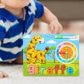 Alphabet Animal Toys Wooden Animal Puzzle for Children Kids. 