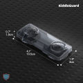 Baby Safety Transparent Refrigerator Freezer Latch Lock French Fridge Door Lock, Freezer Lock, Invisible Cupboard Locket - KiddieGuard. 