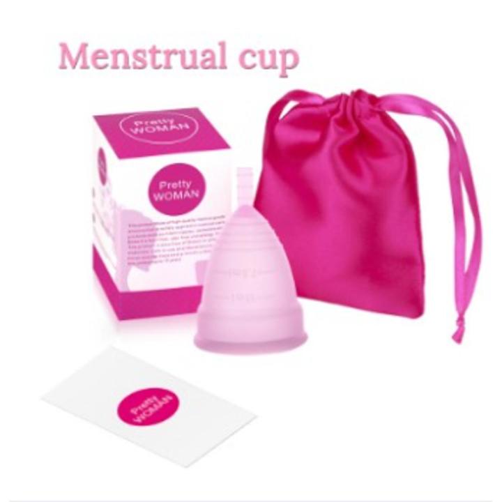 Imported Menstrual Cup Small Large Medium Silicon Menstrual Cups Large FDA Approved Reusable Long-Lasting Reusable, Soft Silicone Period Cups