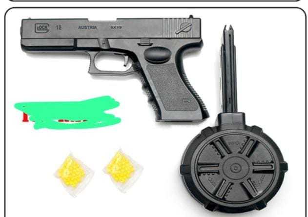 High Quality Automatic Fake Gun Toys For Kids
