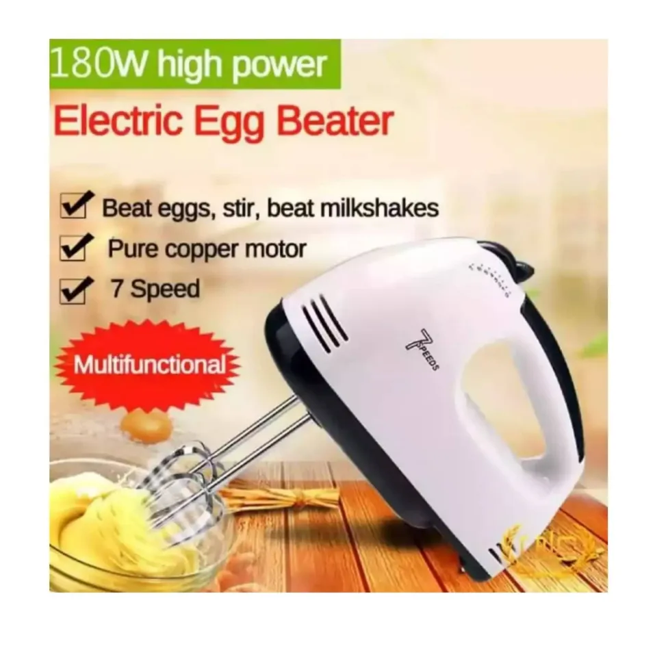 Electric Egg Beater Machine Hand Mixer Handheld Cake Egg Beater Cream Blender Cake Baking Tool Durable Made Machine Daraz.pk