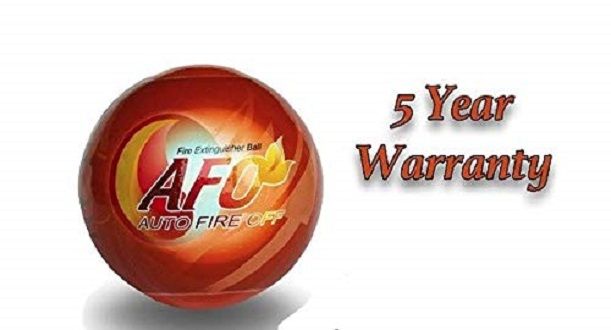 Afo Auto Fire off Plastic Fire Extinguisher Ball Standard Size Orange Ball For Cars Home Office Restaurants Industries Room Business