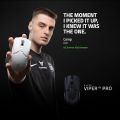 Razer Viper V2 Pro Wireless Gaming Mouse: 58g, 30K DPI Optical Sensor, 90 Hour Battery, USB-C - Black ( Without Box .. Only Mouse + Dongle ). 