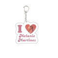 Melanie Martinez Key Chain Key Ring Keychain for Accessories Bag Acrylic Sunny Pendant Melanie Martinez Keyring Chains Jewelry F. 