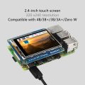 2.4 Inch Touch Screen Display for Raspberry Pi 4B/3B+/3B/3A+/ Zero W. 
