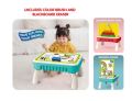 3 in 1 Creative Table Blocks Set Includes Color, Brush, & Blackboard Eraser For Kids. 