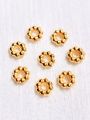 150 / 300 Pcs Gold Plastic Spacer Beads 6mm | Round Flower Shape Spacers for Jewelry Making | DIY Craft Necklace, Bracelet, Earrings, Beading Supplies. 