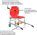 Folding Telescopic Stair Chair, Emergency Rescue Elevator Ambulance Firefighter Evacuation Medical Lift Stair Chair with Quick Release Buckles. 