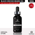 Black Orchid Beard Oil - With Greek Seduction - For Nourishment and Grooming - Menigma. 