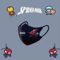 10pcs New Sun Protection Children'S Mask Captain America Student Spider Man Face Shield Dust Prevention Anti-UV Face Mask. 