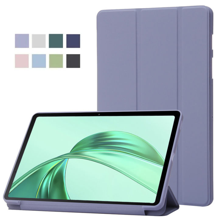 Stand case for Honor Pad X8a Case 11" Trifold PU Leaher Soft Back Stand Tablet Coque For Honor Pad X8A 11 inch 2024 Case Cover