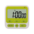Timer with alarm clock, large screen, kitchen timer, adjustable alarm switch and power switch. 